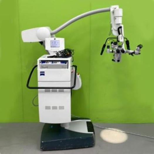 MICROSCOPE OPÉRATOIRE NEUROSURGICAL KARL ZEISS VARIO SUR SUPPORT ZEISS NC 33