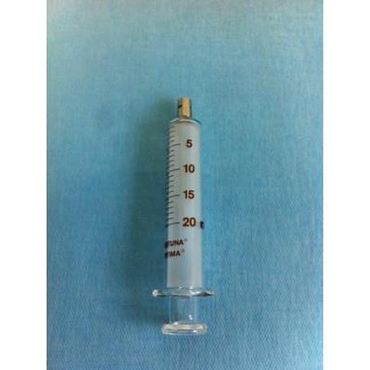 SERINGUE EN VERRE 20 ML LUER LOCK NEUVE