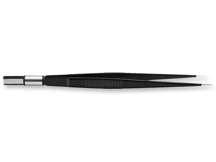 PINCE EU "NON STICK" DROITE 20 cm - pointe 1 mm