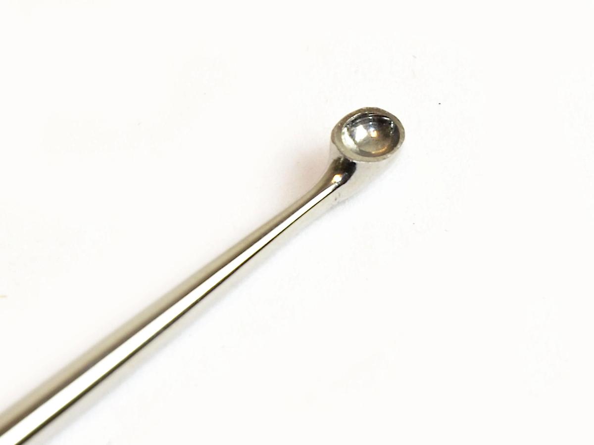 CURETTE FINE POUR DERMATOLOGIE PLEINE, 16 CM X 4 MM