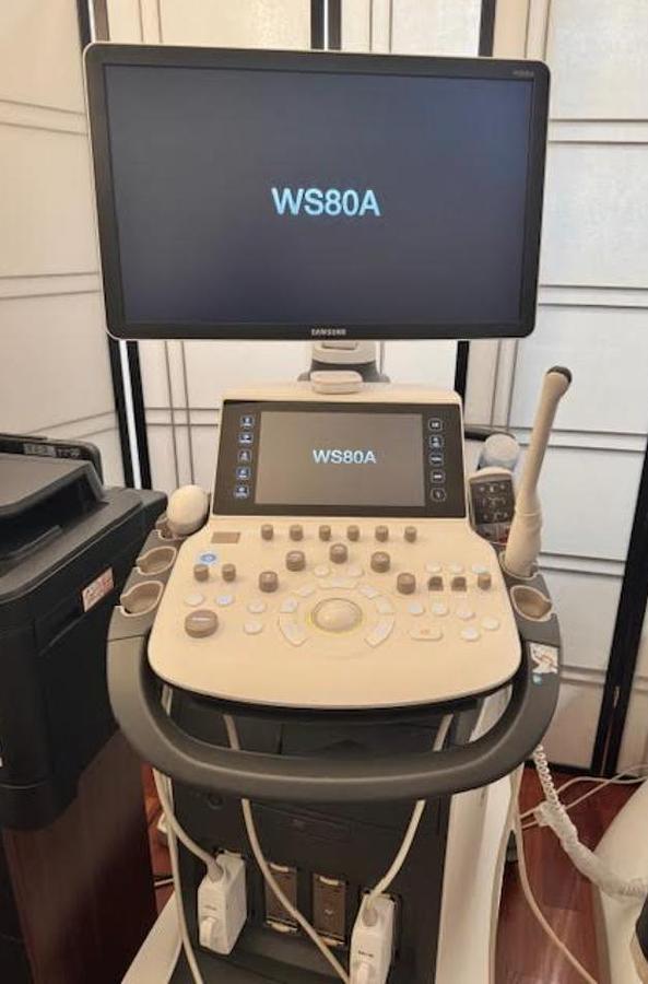 ECHOGRAPHE SAMSUNG WS80A AVEC SONDES VOLUMIQUE ABDOMINALE ET ENDOVAGINALE