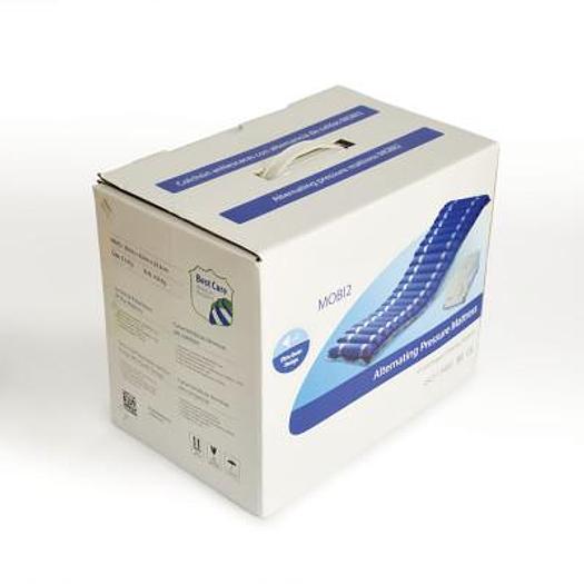 MATELAS ANTI-ESCARRES A CELLULES INTERCHANGEABLES EQUIPE D'UNE POMPE A CYCLE ALTERNE ET D'UN DISPOSITIF DE REGLAGE