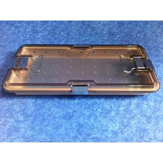 CONTENEUR PLASTIQUE AUTOCLAVABLE NEUF POUR INSTRUMENTS D'ENDOSCOPIE, URO, HYSTERO...