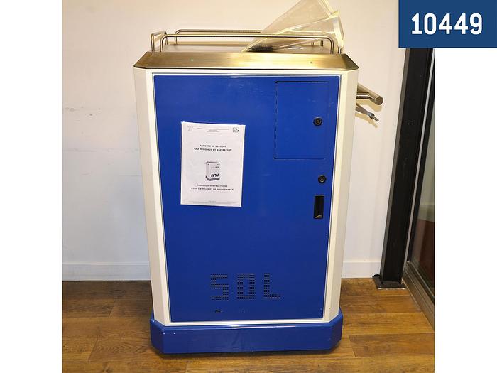 ARMOIRE DE SECOURS POUR GAZ MEDICAUX ET ASPIRATION  AIR, O2, VIDE  (SOL GROUP, ITALIE)