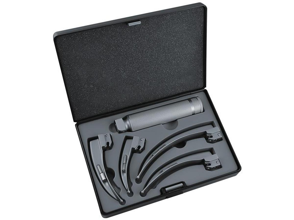 SET POUR LARYNGOSCOPE STANDARD 4 LAMES MC INTOCH 1-2-3-4