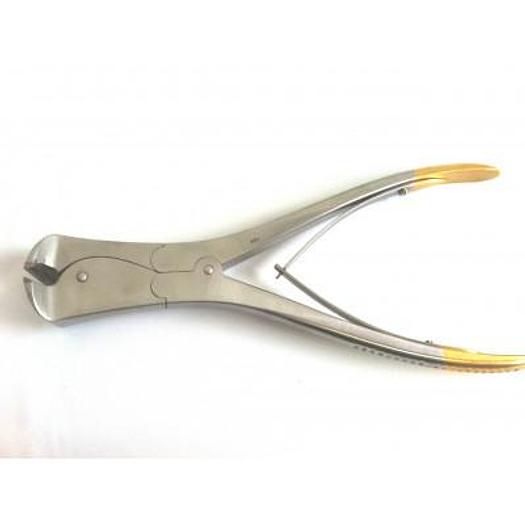 PINCE COUPE-BROCHE 4 ARTICULATIONS TUNGSTENE 22CM (WIRE CUTTING FORCEPS MULTIACTION CARBIDE JAWS 22CM)