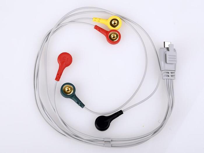 CÂBLE DÉRIVATIONS ECG - 5 électrodes de type à bouton - optionnel pour 54300