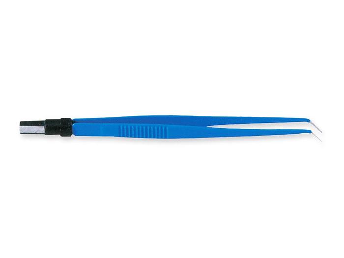 PINCES DROITES EU 18 cm - pointe coudée 1 mm