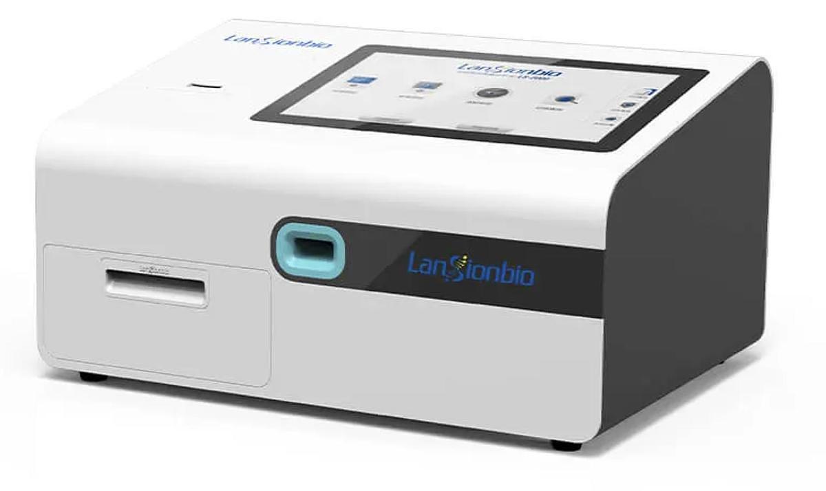 ANALYSEUR POCT LS-2100 – ANALYSEUR D'IMMUNOESSAIS PAR FLUORESCENCE SÈCHE (8 CANAUX)