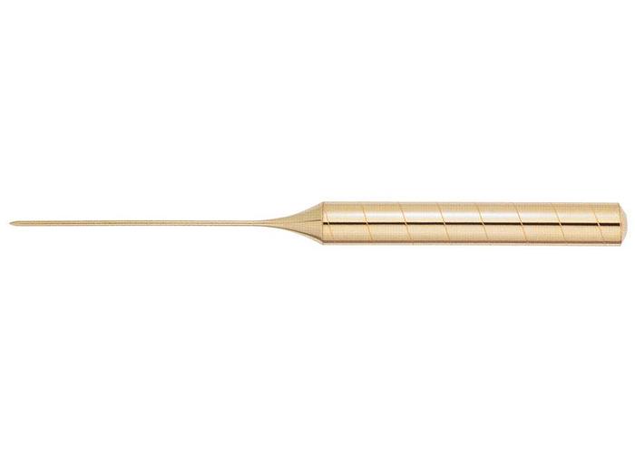 AIGUILLE PLAQUÉE OR POUR ÉLECTROLYSE K2 BALLET