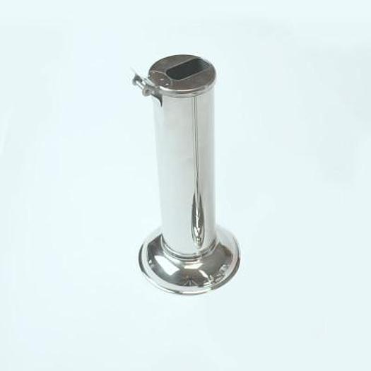 PORTE INSTRUMENT INOX AVEC COUVERCLE 200X50MM