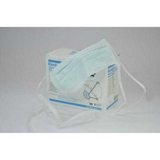 LOT DE 10 BOITES DE 50 MASQUES CHIRURGICAUX KIMBERLY-CLARK A USAGE UNIQUE