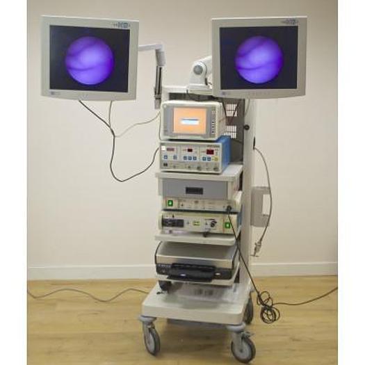 COLONNE COELIOCHIRURGIE SMITH AND NEPHEW AVEC 2 ECRANS PLATS