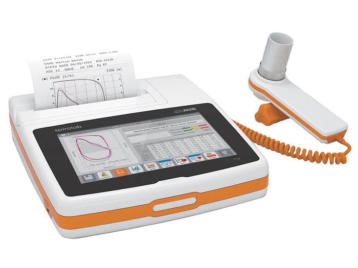 SPIROMÈTRE DIAGNOSTIQUE COULEUR SPIROLAB avec écran 7", imprimante et logiciel