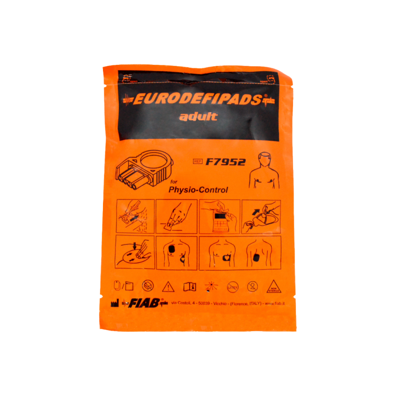 Électrodes multifonctions adultes EURO DEFI PADS F7952