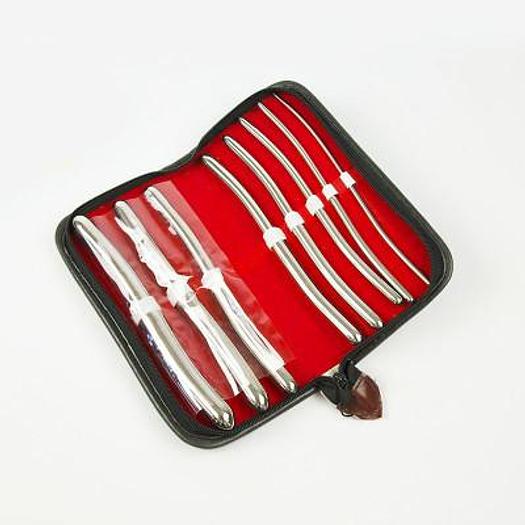 BOUGIES DE HÉGAR DOUBLE INOX 8 PIÉCES 20CM