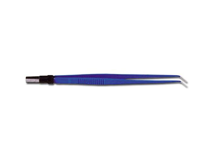 PINCES DROITES EU 15 cm - pointe coudée 0,5 mm
