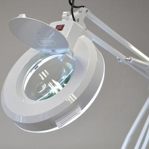 LAMPE LOUPE 2 LENTILLES DE 5 A 8 DIOPTRIES