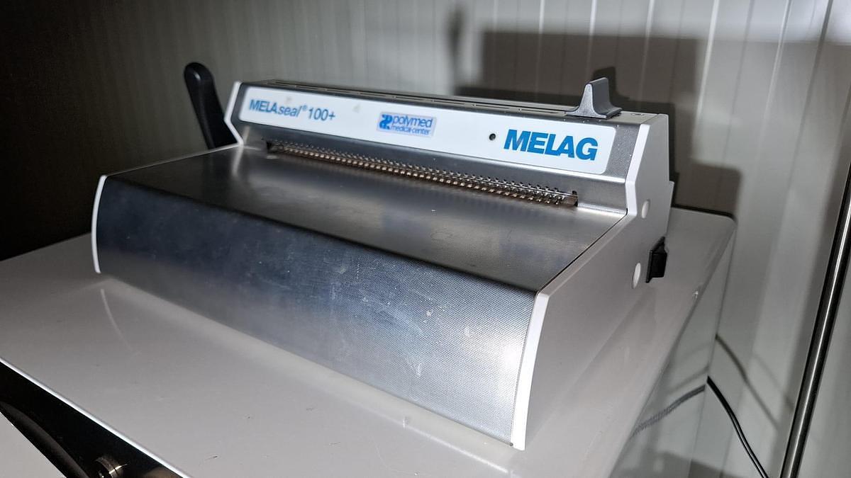 THERMO SOUDEUSE SCELLEUSE PAR PRESSION COMPACTE MELAG MELASEAL 100+ SEALER DEVICE - SIEGELGERÄT