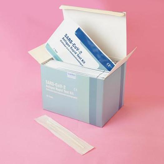 TESTS ANTIGÉNIQUES COVID 19 RAPIDES EN 15 MINUTES ( LOT DE 100 )