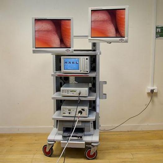 COLONNE DE COELIOSCOPIE STRYKER AVEC CAMERA HD ET DEUX ECRANS PLATS