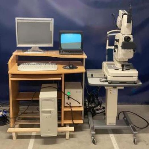 ANGIOGRAPHE NUMERIQUE TOPCON TRC-50IX AVEC CONSOLE DE TRAITEMENT