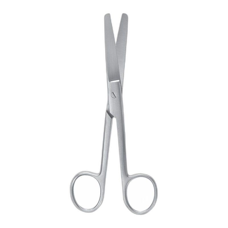 Ciseaux chirurgicaux STANDARD 012-101-155 courbés extrémités émoussées 15,5 cm