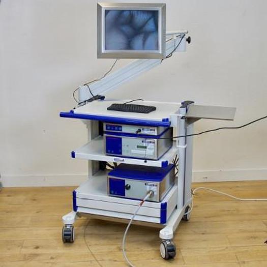 COLONNE D’ENDOSCOPIE INTERVENTIONNELLE AVEC ECRAN PLAT GIMMI