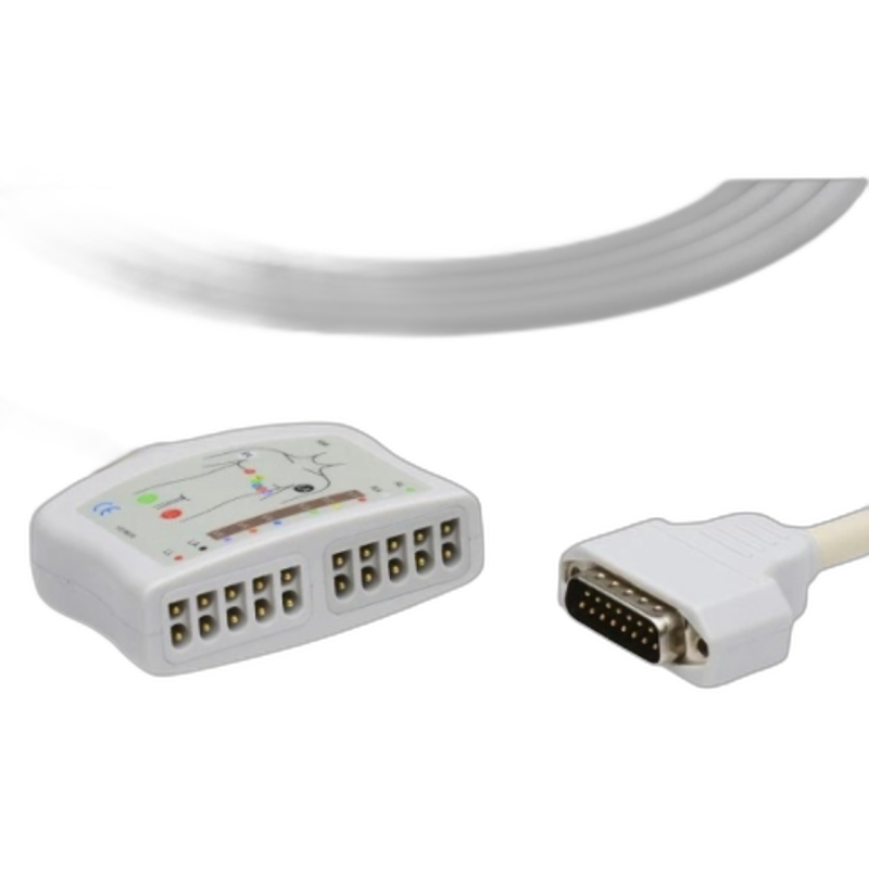 Câble ECG 2104722-001-C pour MAC 1600