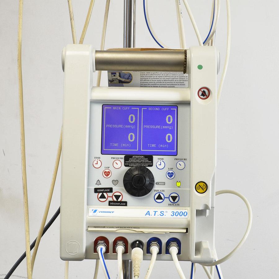 GARROT PNEUMATIQUE ZIMMER A.T.S 3000  AVEC SES BRASSARDS