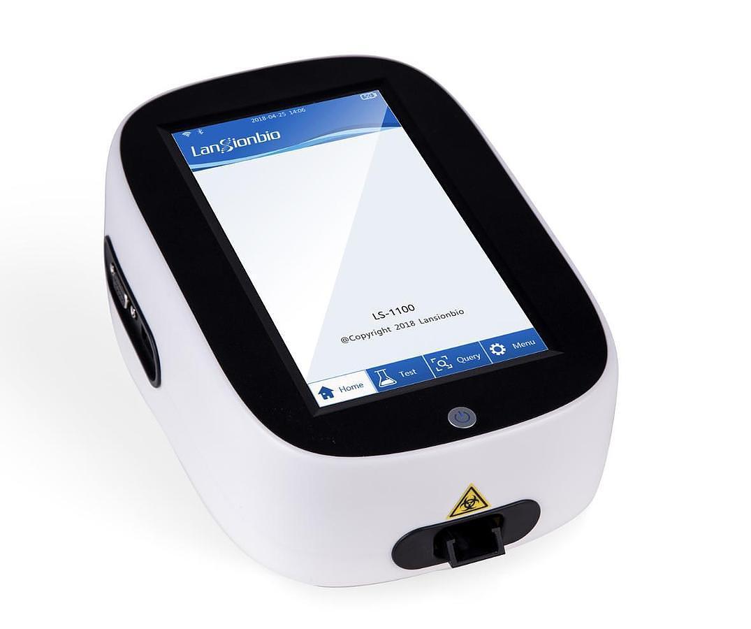 ANALYSEUR PORTABLE DE DIAGNOSTIC AU POINT DE SOINS (POCT) LS-1100 : ANALYSEUR D’IMMUNO-FLUORESCENCE SÈCHE