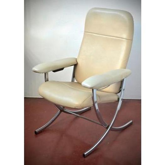 FAUTEUIL VISITEUR BEIGE TRÈS CONFORTABLE