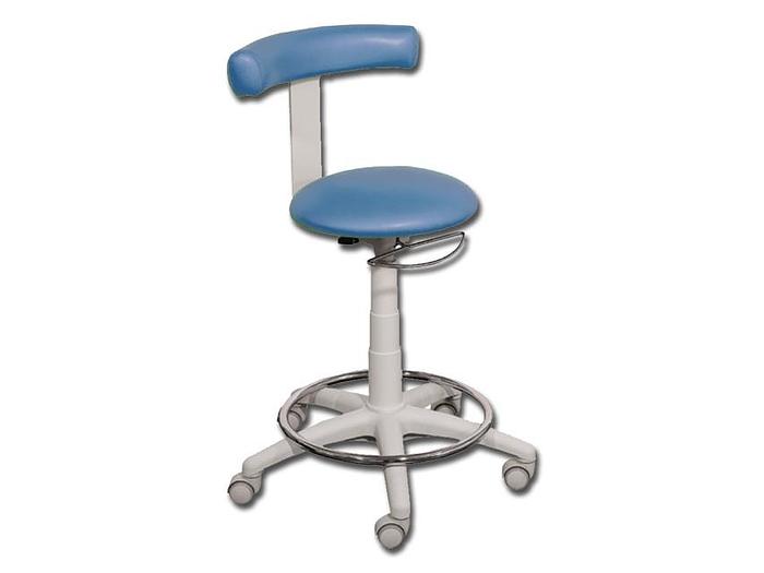 TABOURET avec anneau - bleu clair