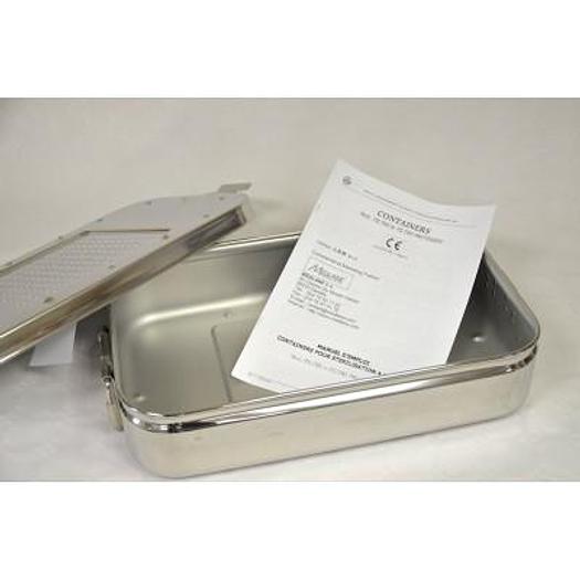 BOITE INOX AUTOCLAVABLE 1 FILTRE 46 x 30 x 11 CM