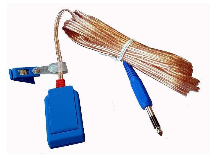 CÂBLE POUR PLAQUES (30490-30495) - prise 6,3 mm avec entretoise - 5 m
