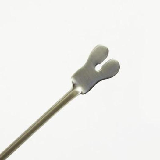 SONDE CANNELÉE COURBÉE MARQUE INOX 16CM ET 18CM