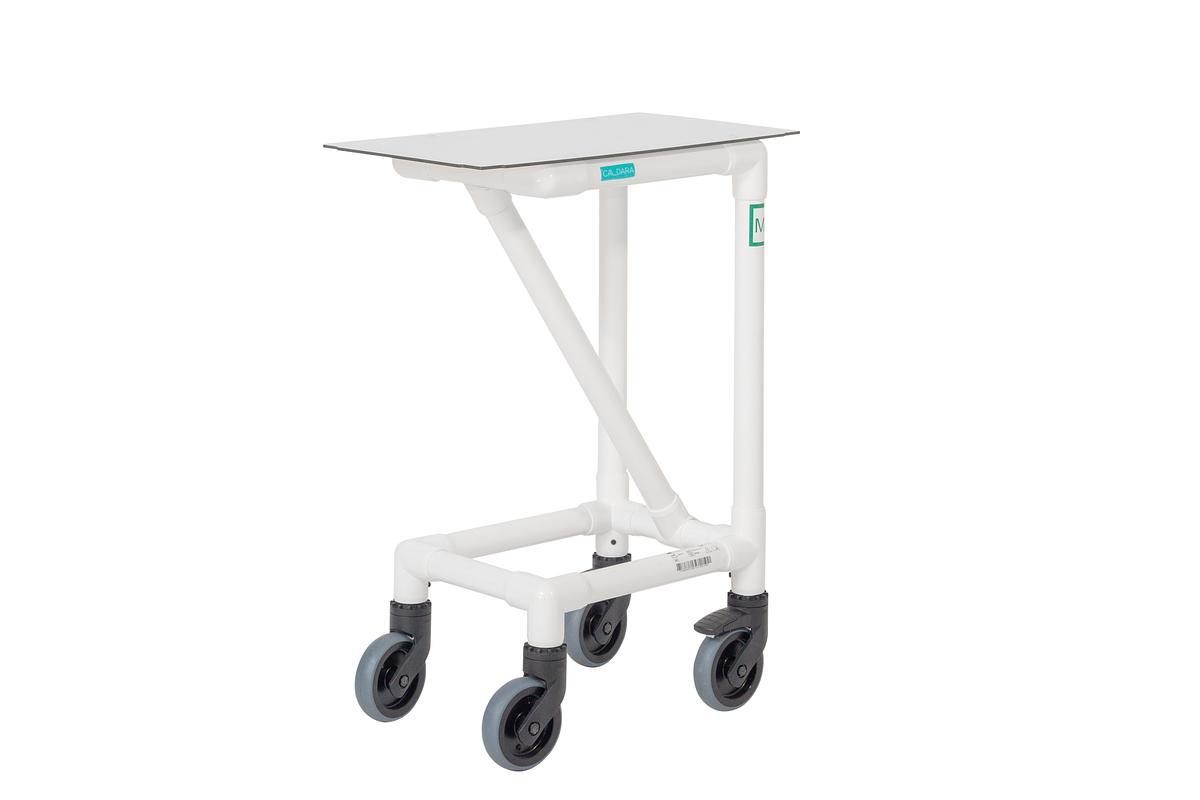 TABLE SERVEUR AMAGNÉTIQUE SUR ROULETTES