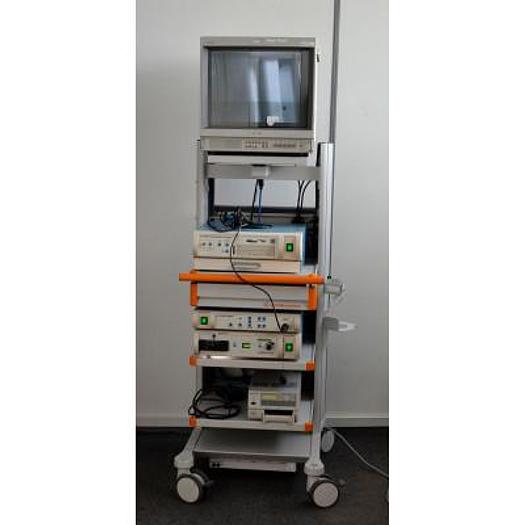 COLONNE D'ENDOSCOPIE SMITH&NEPHEW AVEC CAMERA 3CCD SMITH 350 ET SOURCE XENON 300 XL