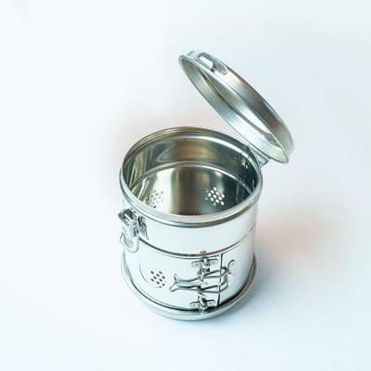 TAMBOUR INOX ECLIP.LAT 150X150MM