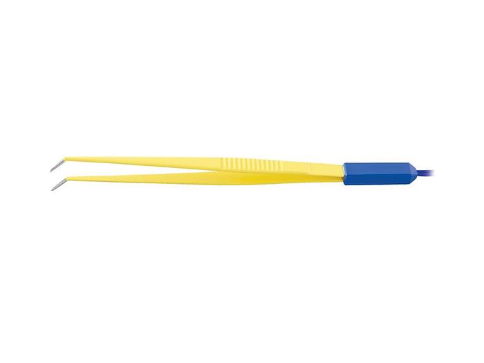 PINCE DROITE JETABLE 15 cm avec câble de 3 m - pointe coudée 1,0 mm