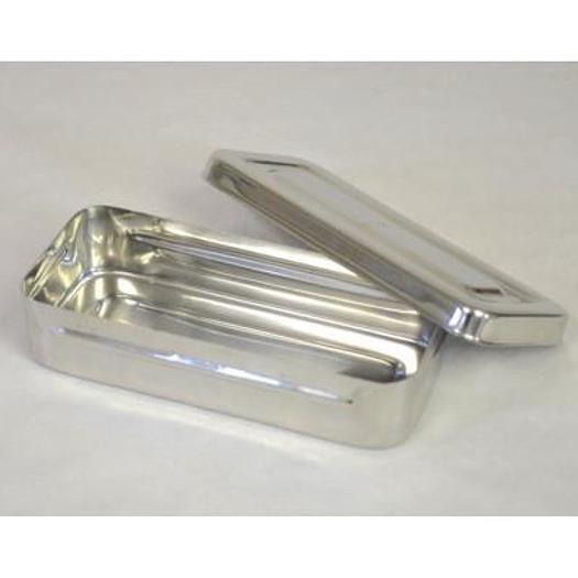 BOITE INOX A INSTRUMENTS 18x8x4cm