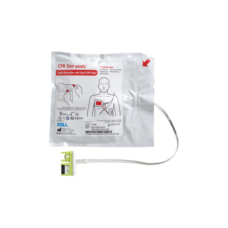 Électrodes de défibrillation CPR Stat-padz (8900-0402)