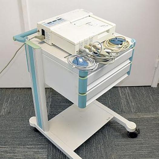 TOCOCARDIOGRAPHE PHILIPS SÉRIES 50 A AVEC 2 SONDES CARDIO (GÉMELLAIRE) ET UNE SONDE CONTRACTION UTÉRINE