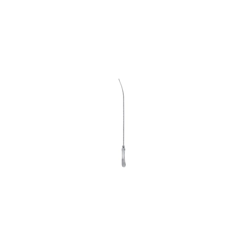 Sonde utérine SIMS 030-281-320 courbée malléable bout arrondi 32 cm
