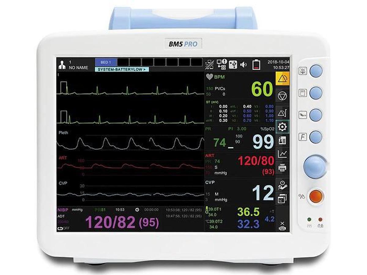 MONITEUR MULTIPARAMÈTRES GIMA BM5 PRO avec écran tactile - ECG 7 canaux