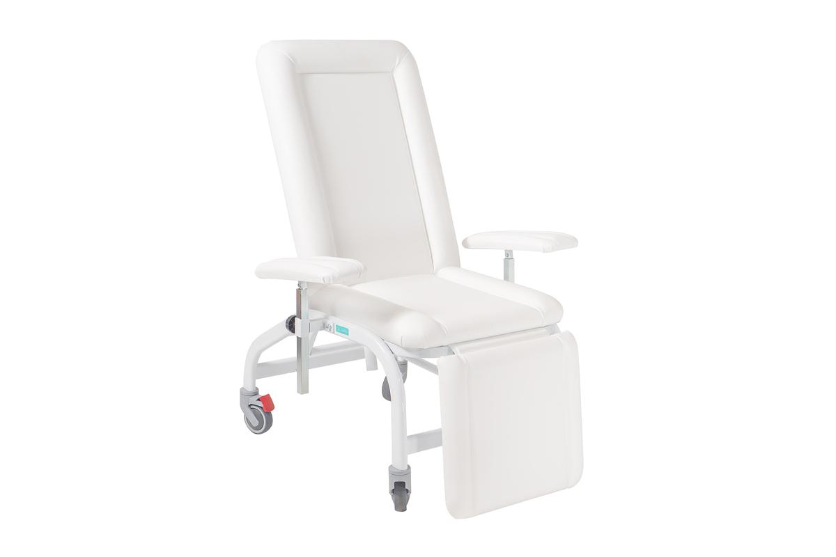 FAUTEUIL DE PRÉLÈVEMENT SYNCHRONISÉ AVEC ROUES