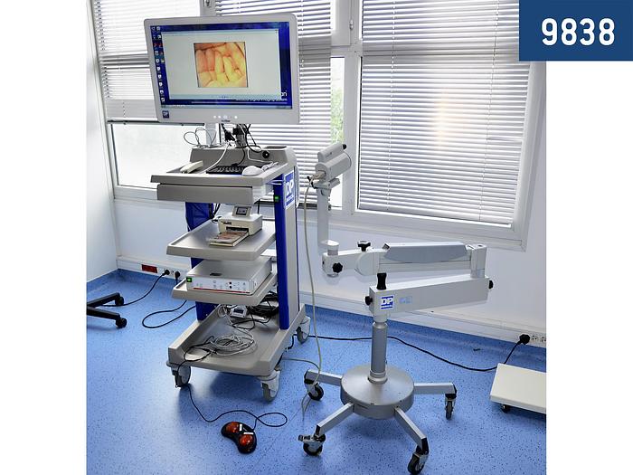 VIDÉOCOLPOSCOPE KAPPA DVC 750 SUR PIED KAPS 52 AVEC LOGICIEL DE GESTION DE DONNÉES CLINIQUES DU PATIENT