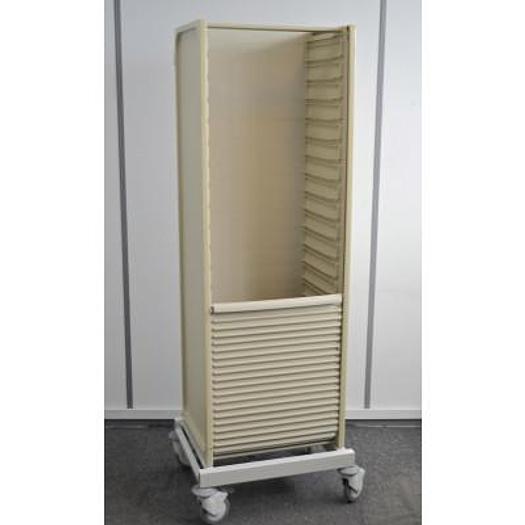ARMOIRE MOBILE HAUTE À RIDEAU (SANS PLATEAUX)