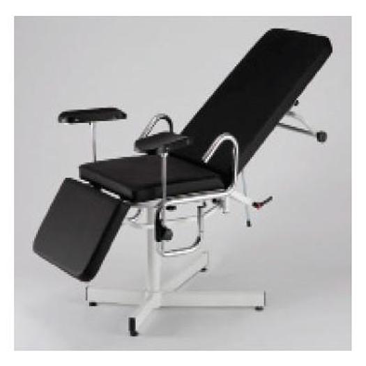 FAUTEUIL REGLABLE POUR PRISE DE SANG, COULEUR NOIR