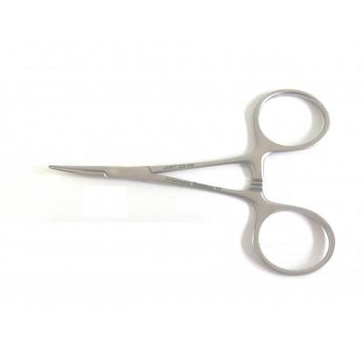 PINCE MICRO HALSTEAD COURBE SG 10CM (MICRO HALSTEAD FORCEPS CURVED NO TEETH 10CM)